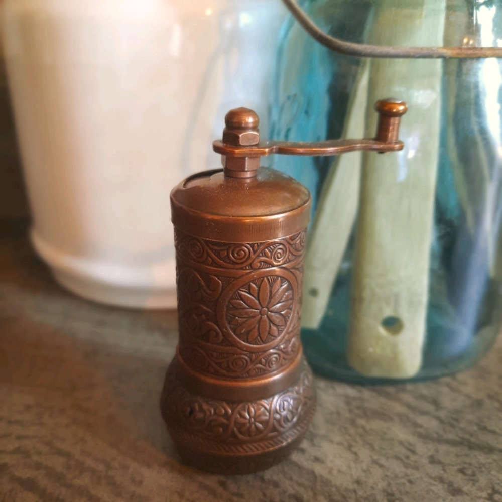 Antiqued Copper Pepper Grinder